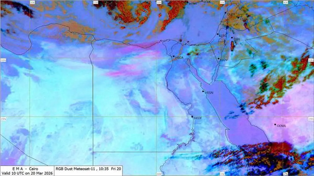 الأرصاد تحذر من نشاط رياح قوية وأتربة تضرب مناطق متفرقة خلال العيد